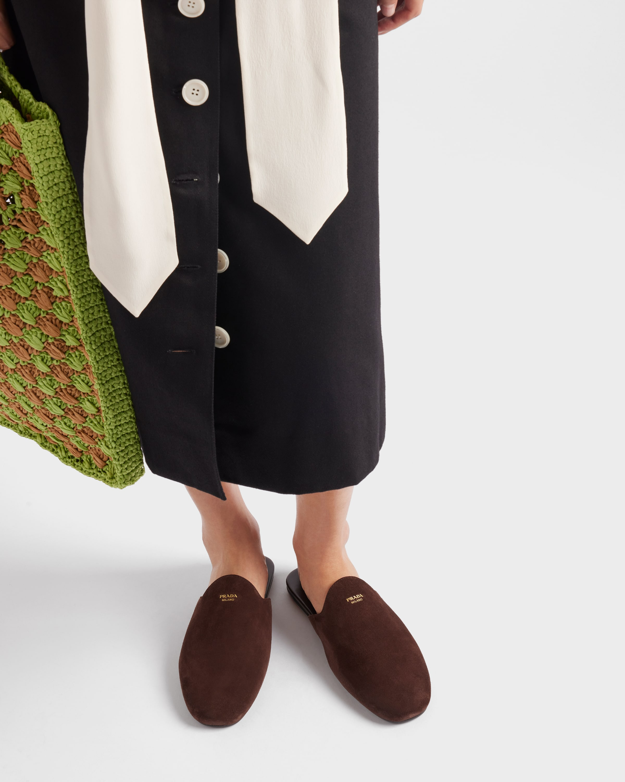 Suede mules - 3