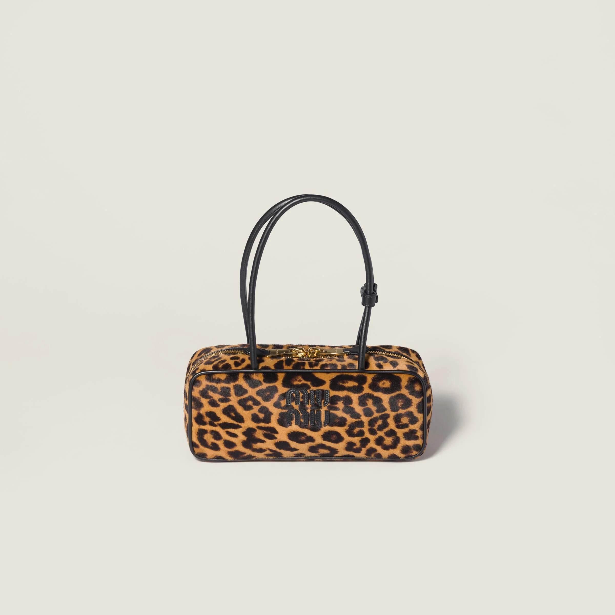 Printed leather Beau bag - 1