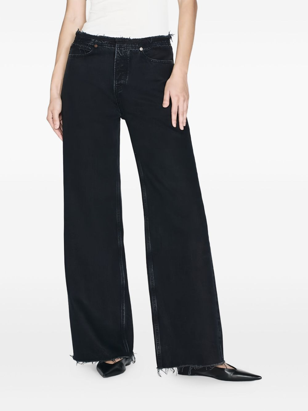 frayed  jeans - 3