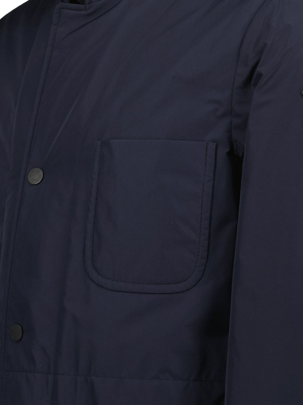 high-neck buttoned jacket - 4