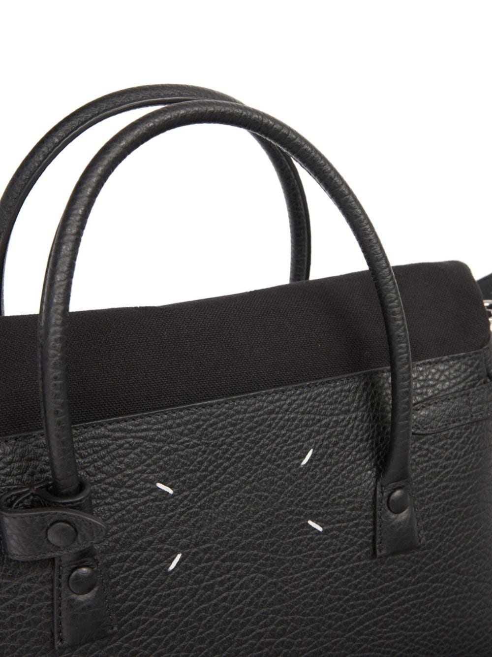 medium 5AC leather tote bag - 7