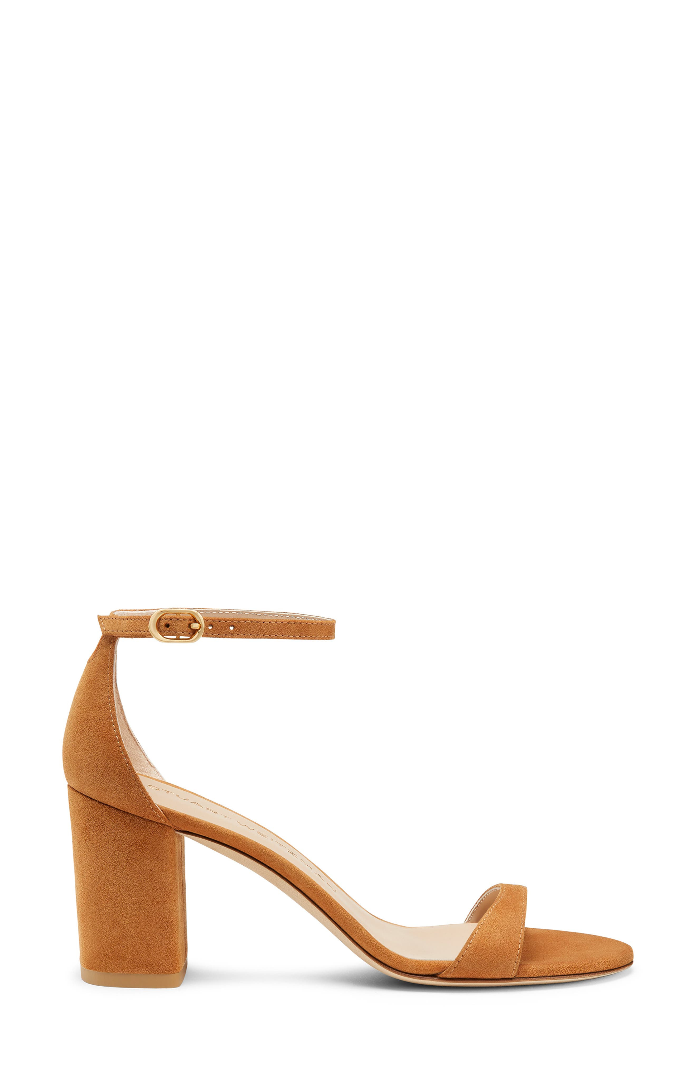 Stuart Weitzman Nudistarc 75 Block Sandal in Hazel at Nordstrom - 2