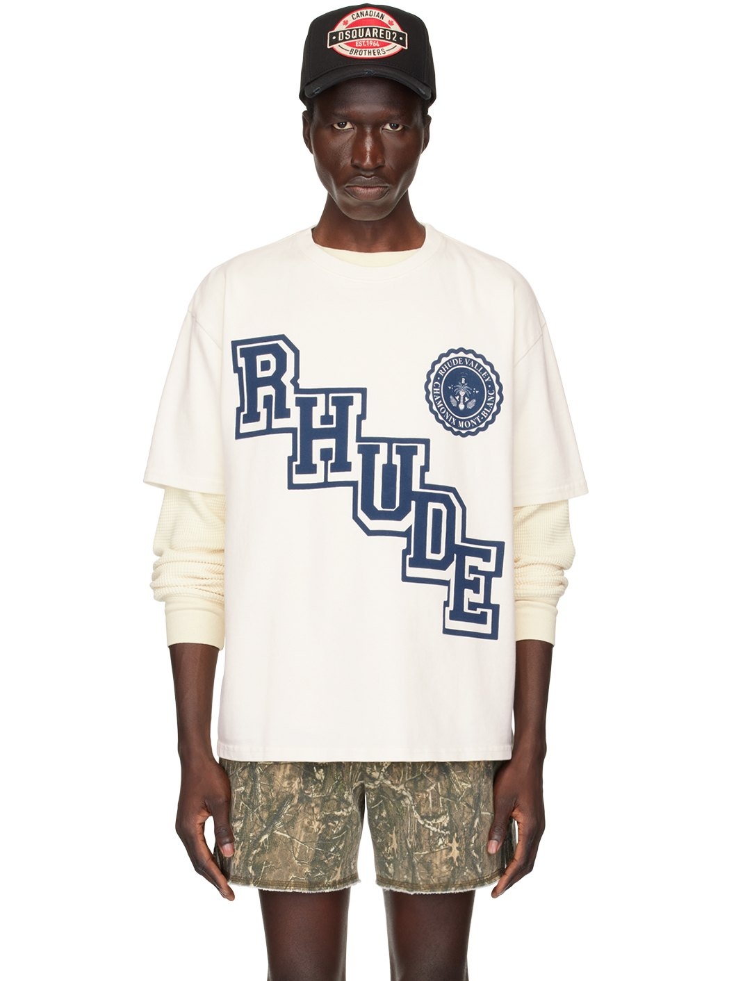 Off-White Collegiate Crest T-Shirt - 1