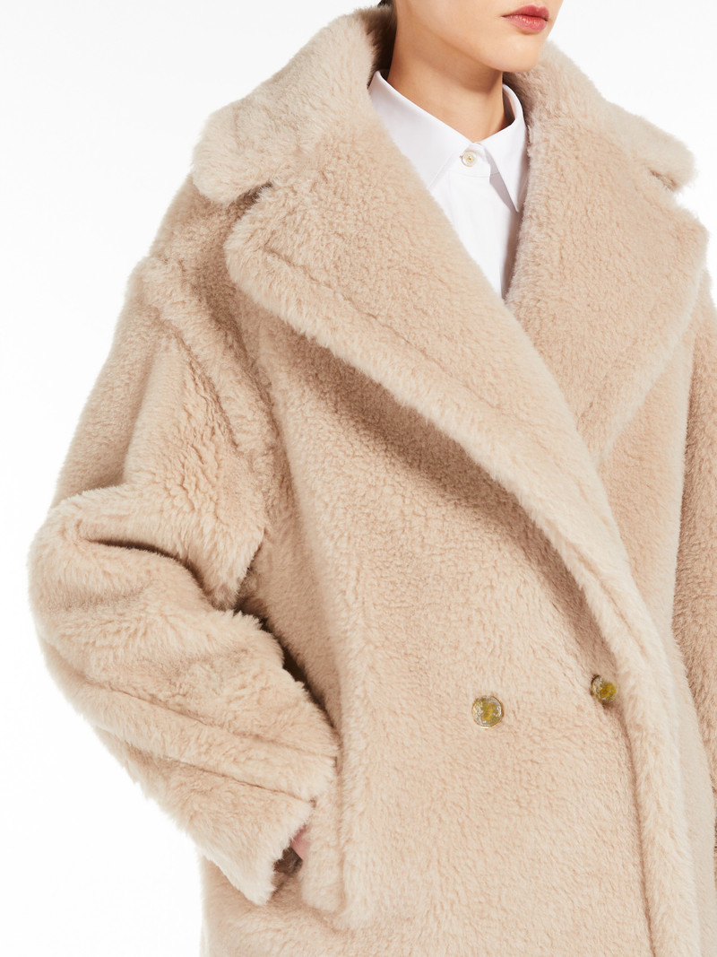 CUBA Short Teddy Bear Icon Coat in alpaca and wool 5