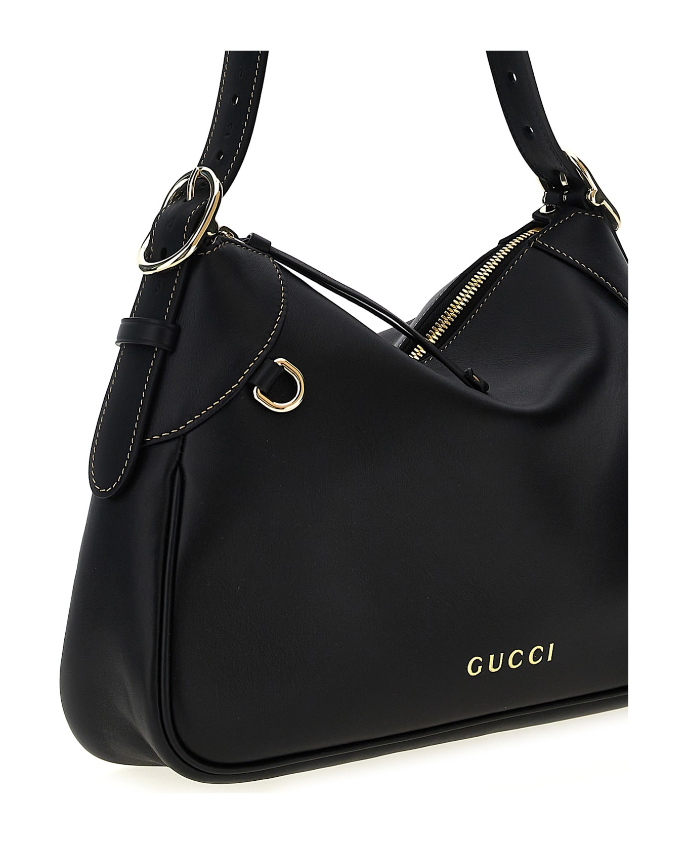 'gg Emblem' Medium Shoulder Bag - 3