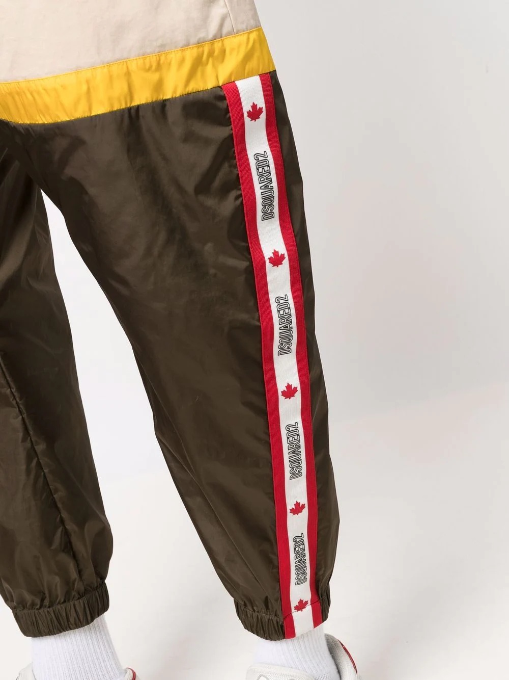 colour-block tapered track pants - 5