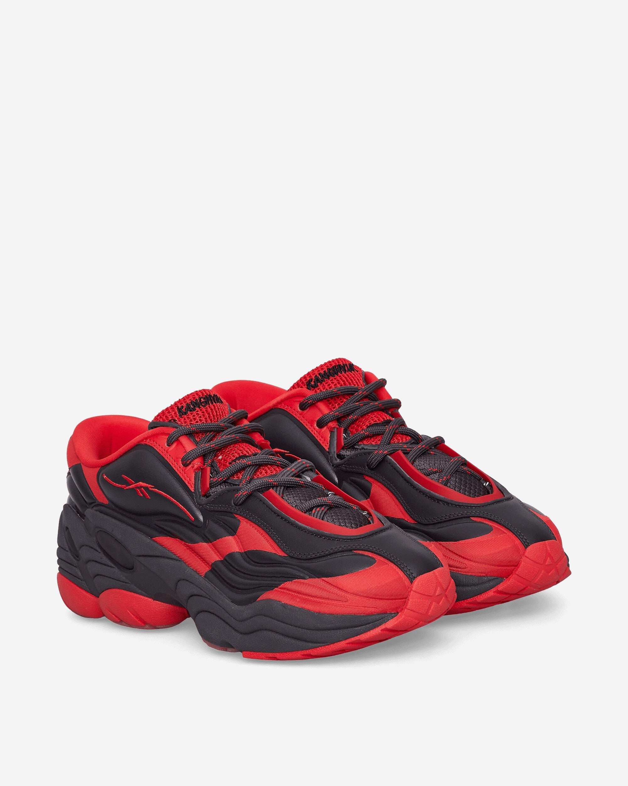 Reebok KANGHYUK DMX Run 6 Modern Sneakers Black / Red | REVERSIBLE