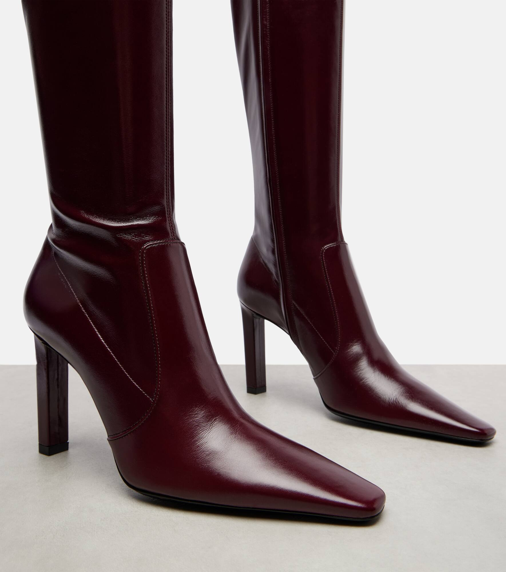 Francoise 95 leather knee-high boots - 5