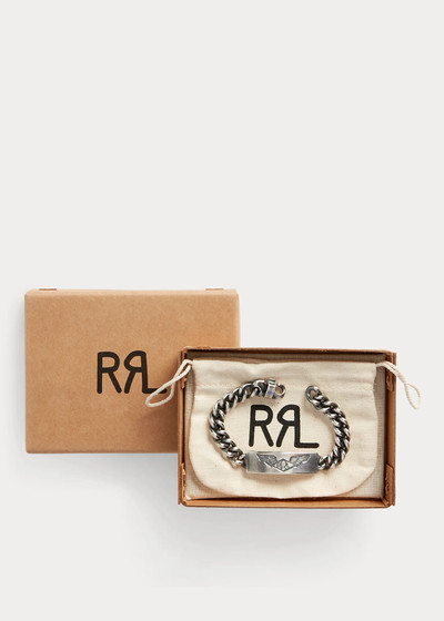 RRL by Ralph Lauren Handmade Sterling Silver ID Bracelet outlook