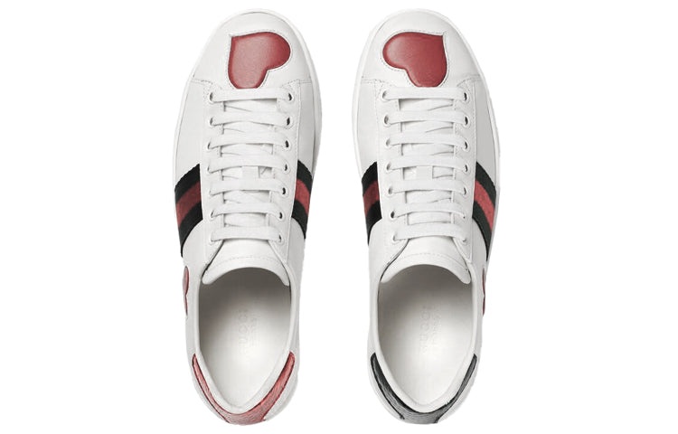 (WMNS) Gucci Ace Low 'Heart' 435638-02JS0-9074 - 3