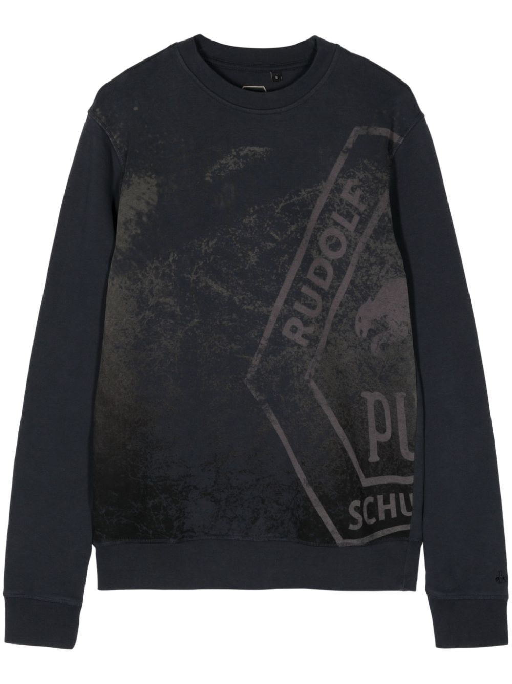 graphic-print cotton-blend sweatshirt - 1