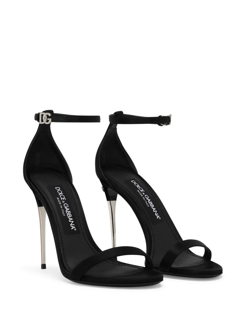 Dolce & Gabbana Keira 105mm leather sandals outlook