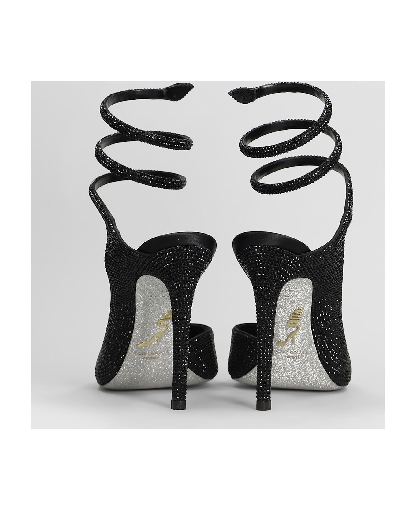 Audrey Sandals In Black Leather - 4
