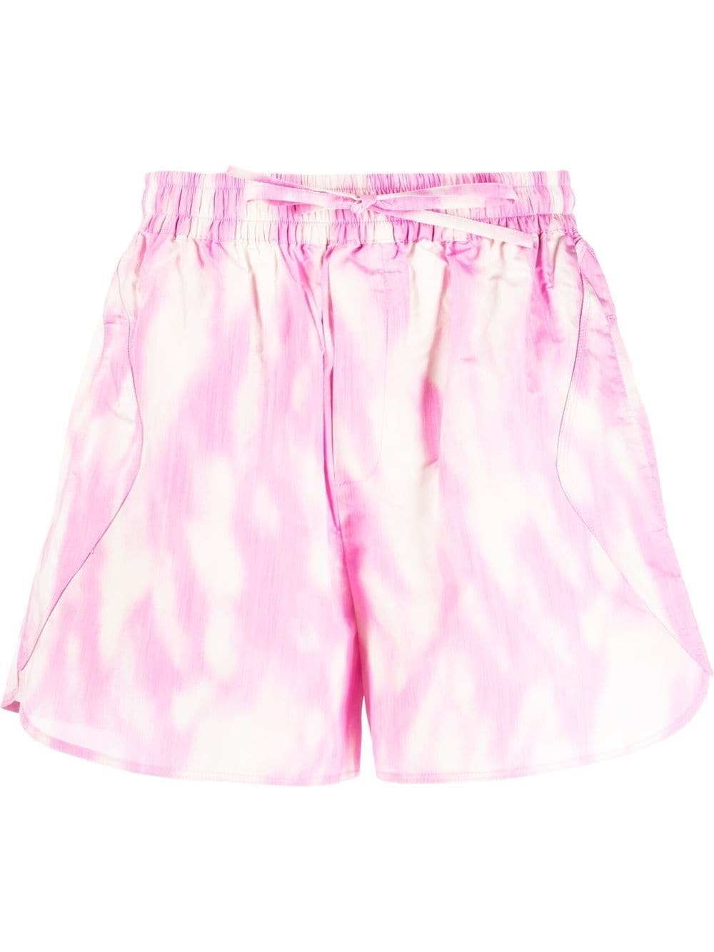 drawstring tech shorts - 1