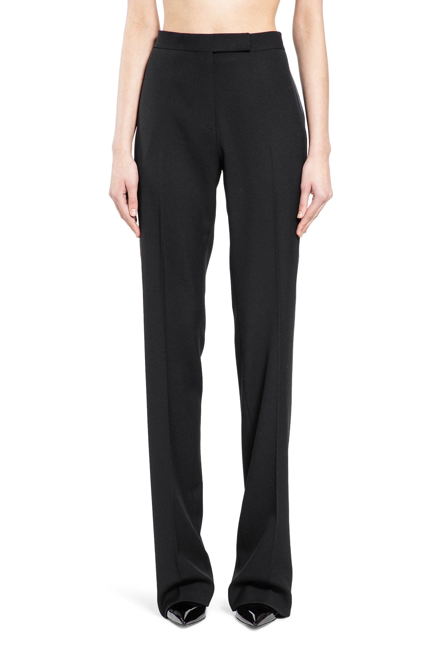 Grain De Poudre Wool Tuxedo Trousers - 1