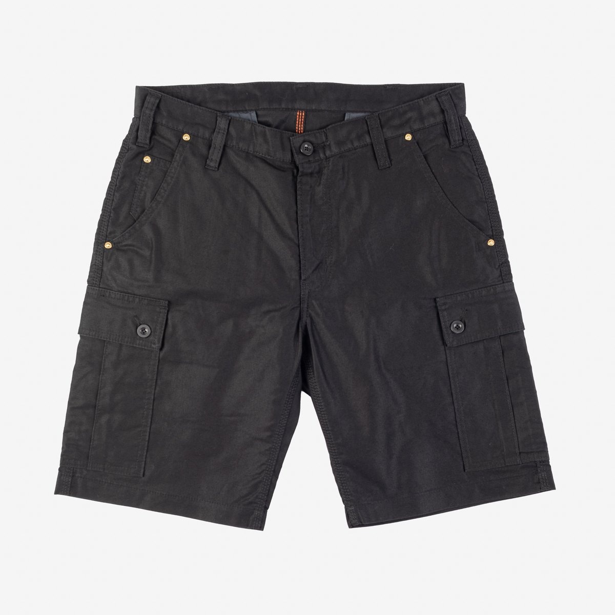 7.4oz Cotton Whipcord Camp Shorts - Black - 1