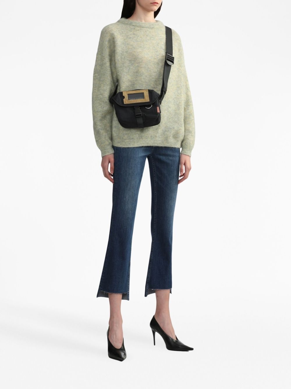 high-rise cropped jeans - 2