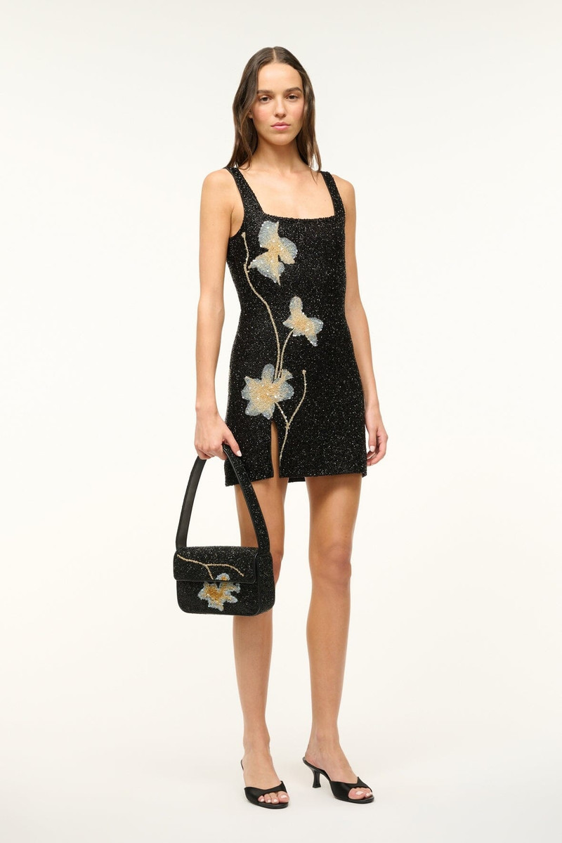 STAUD STAUD TOMMY BEADED BAG BOTANICAL SHADOWS outlook