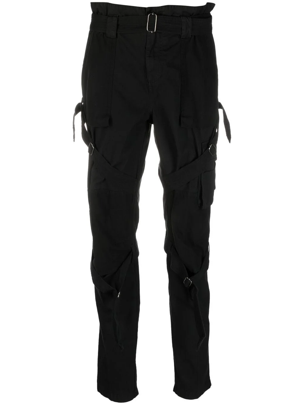 belted-waist trousers - 1