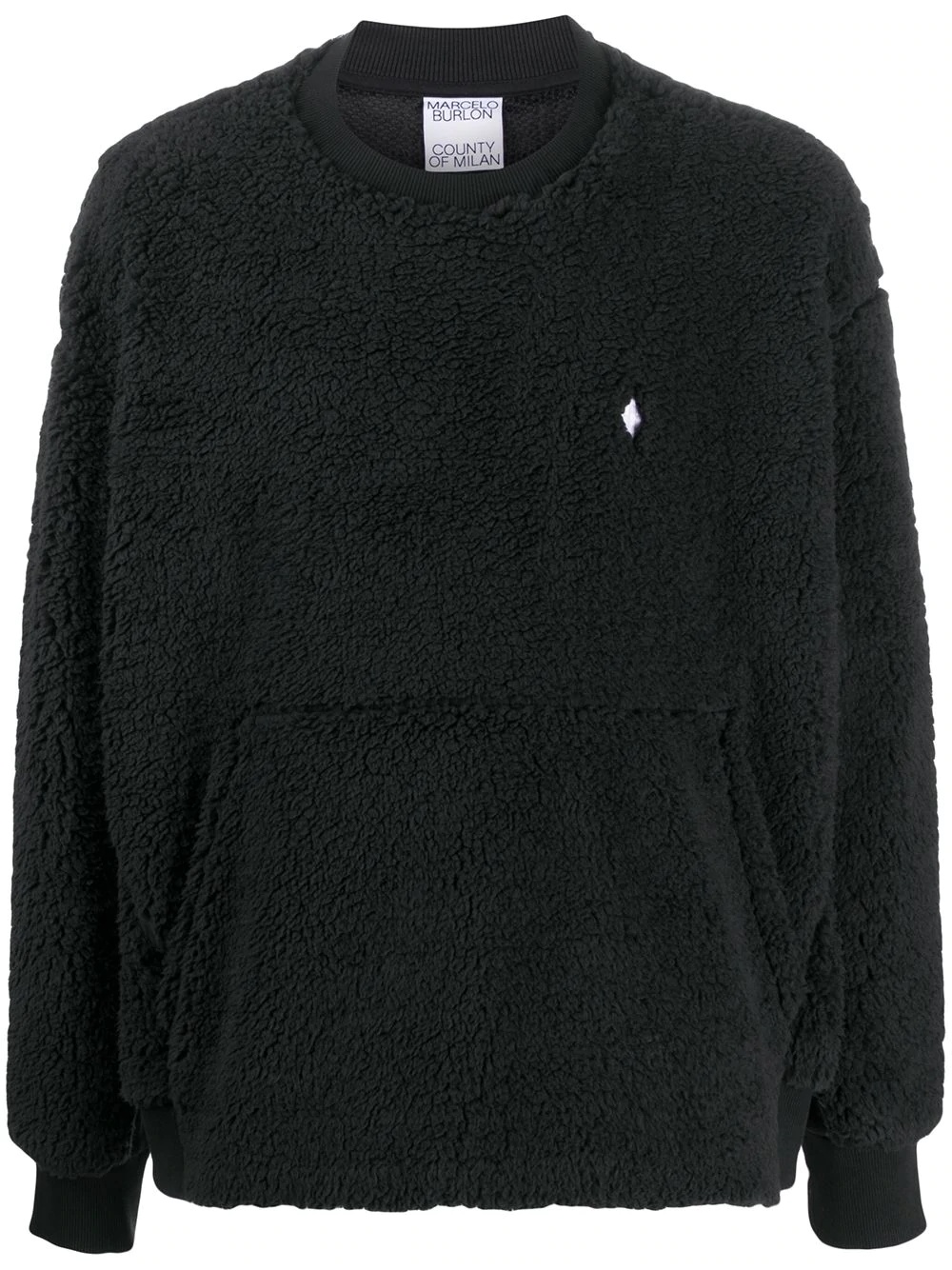 thick fleece sweatshirt - 1