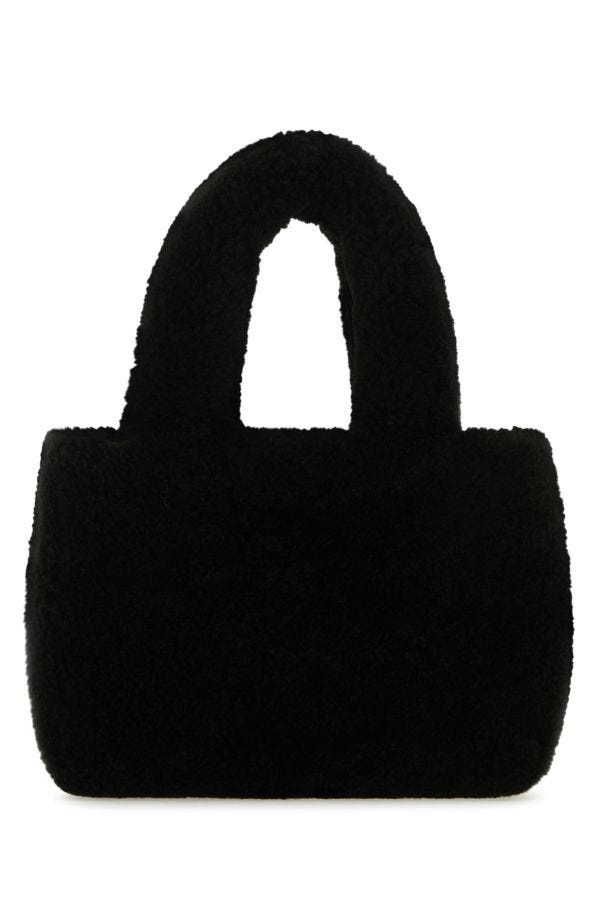 Black shearling Amini Giuly handbag - 3