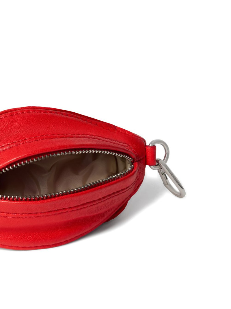 balloon zipped leather key ring 3