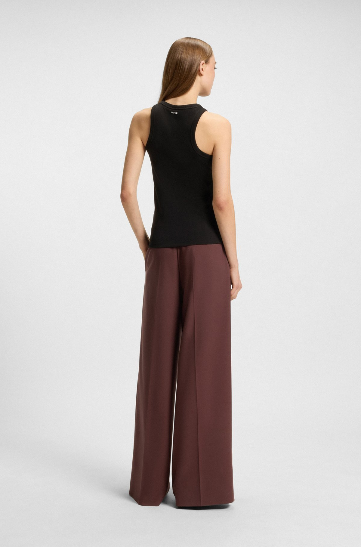 SLIM-FIT PANTS IN A STRETCH-COTTON - 4