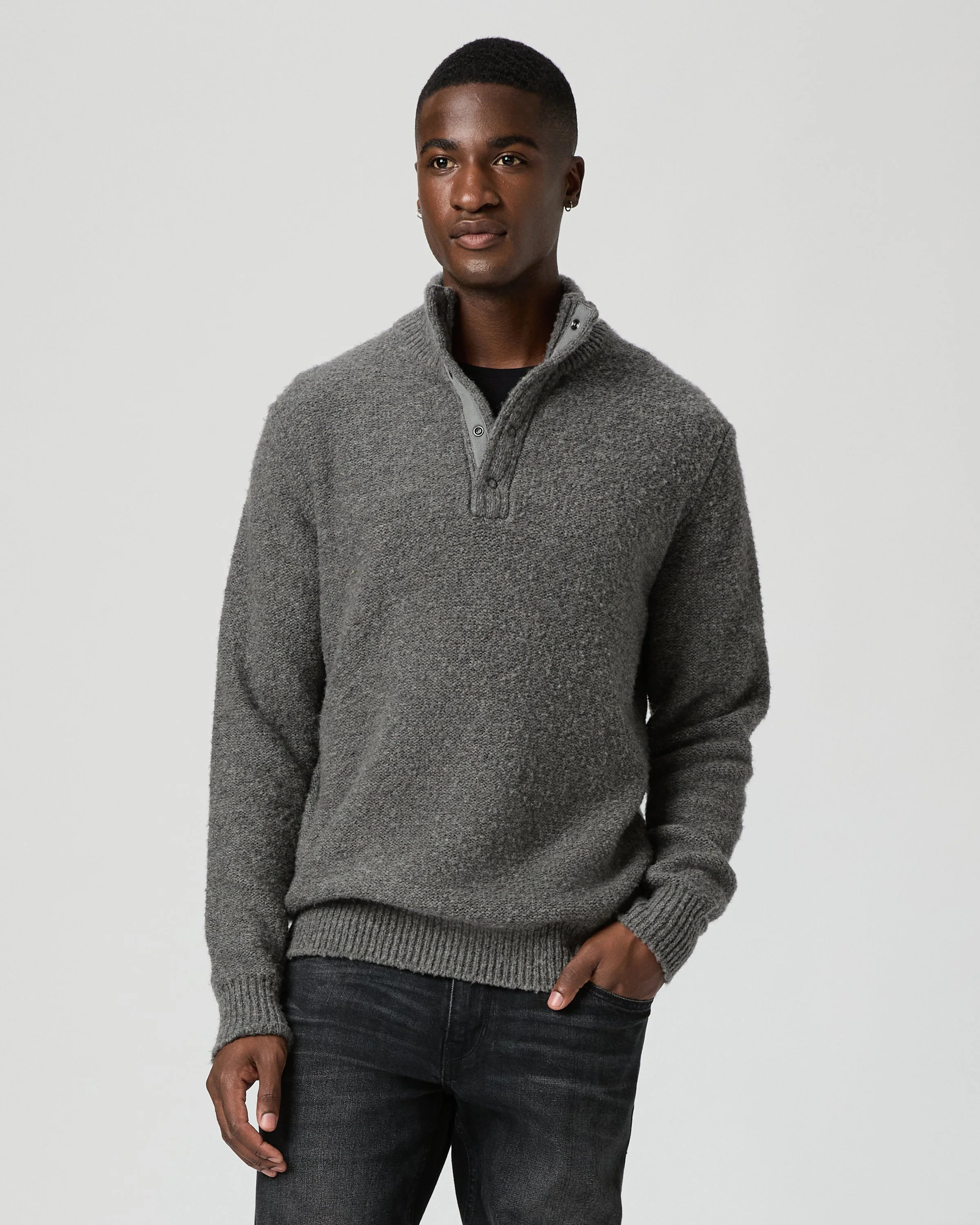 Kotoni Snap Collar Sweater - 1