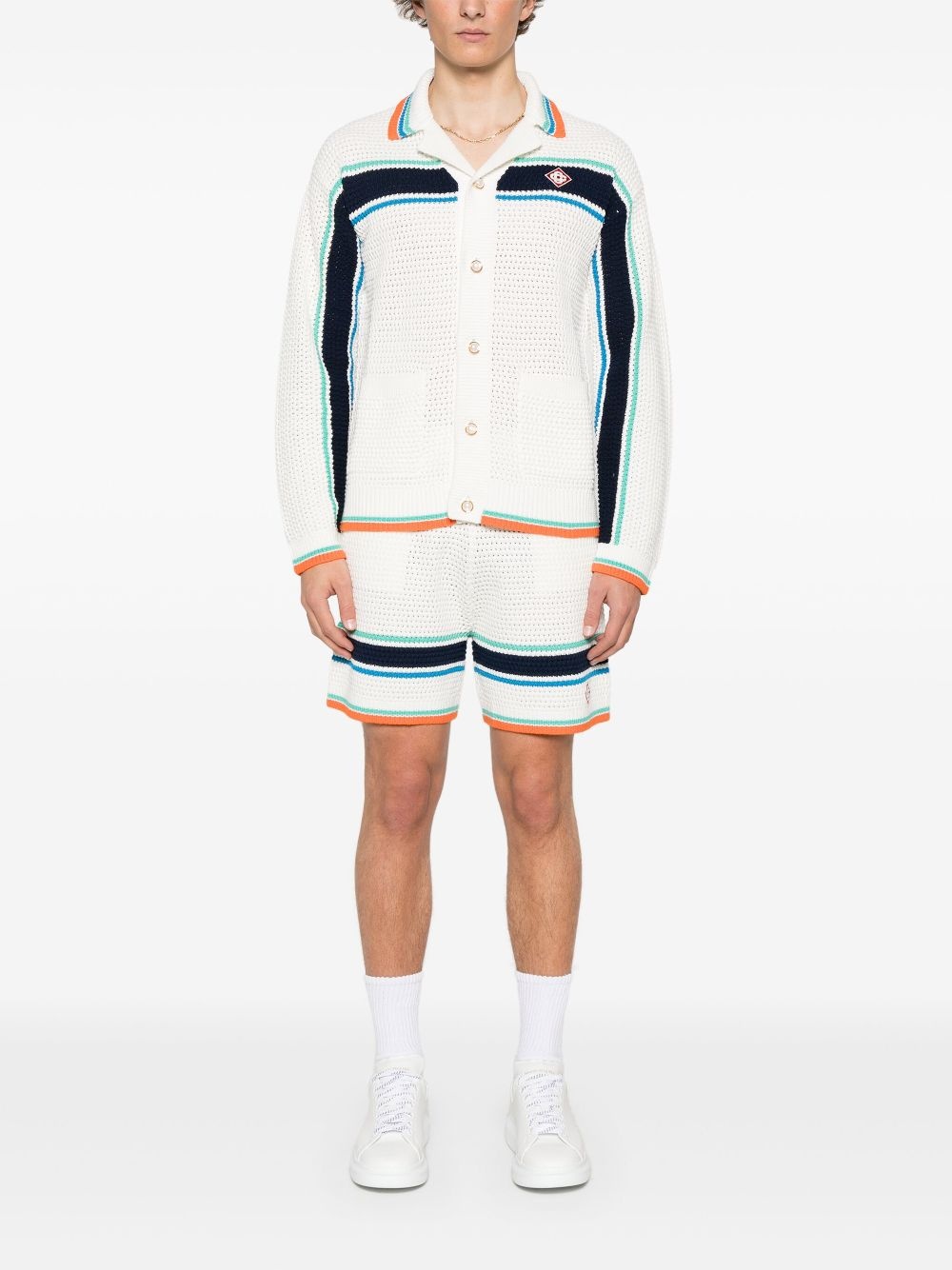 crochet tennis shacket - 2