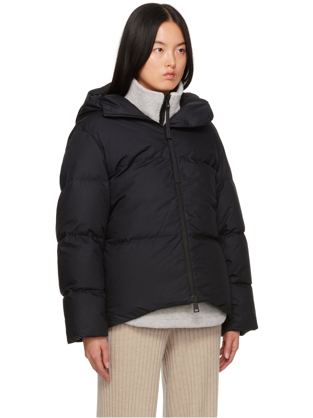 Black Garnet Down Jacket - 2