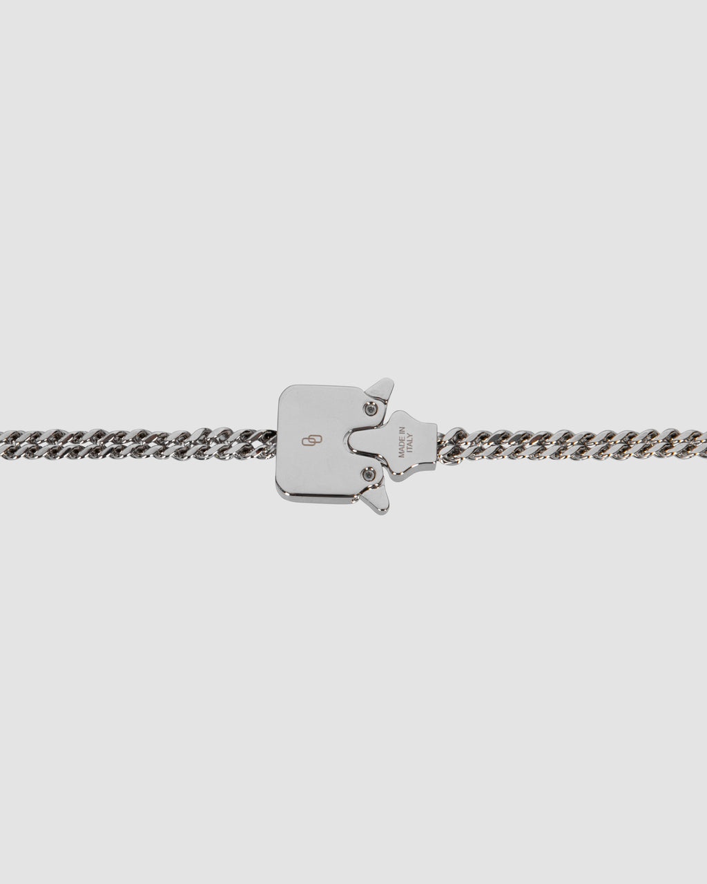 DOUBLE BUCKLE MINI CUBIX CHAIN NECKLACE - 3