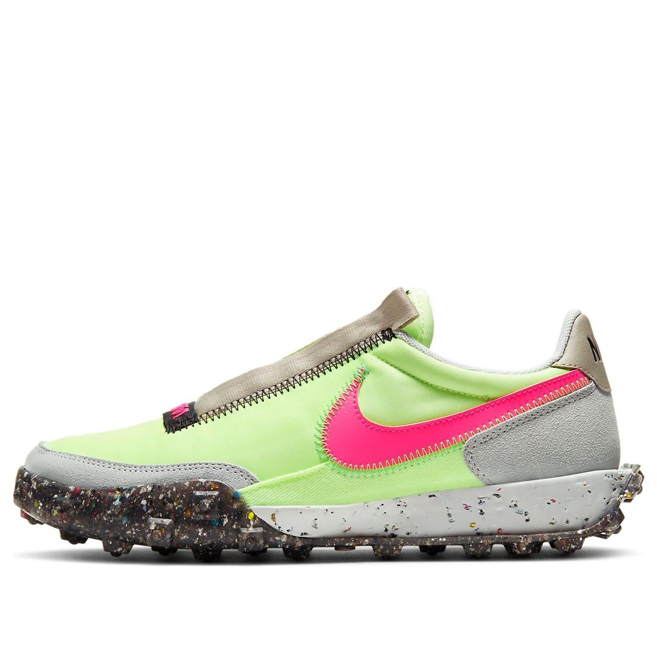 (WMNS) Nike Waffle Racer Crater 'Barely Volt' CT1983-700 - 1