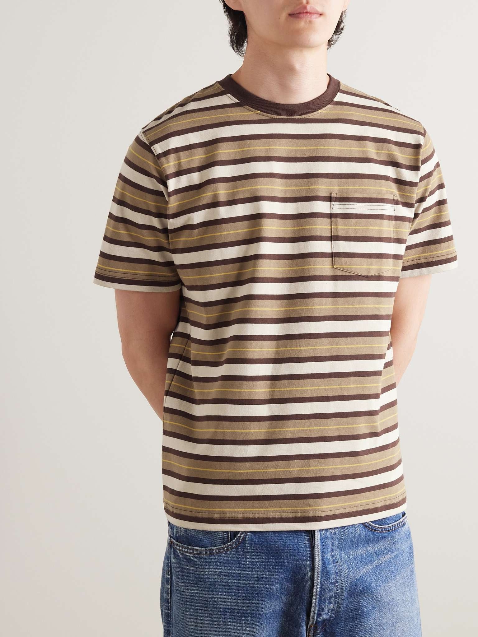 Striped Cotton-Jersey T-Shirt - 3