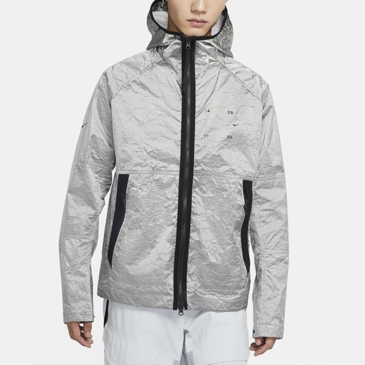 Nike Nsw tech pack Woven Hooded Jacket Silver CU3759-095 - 3