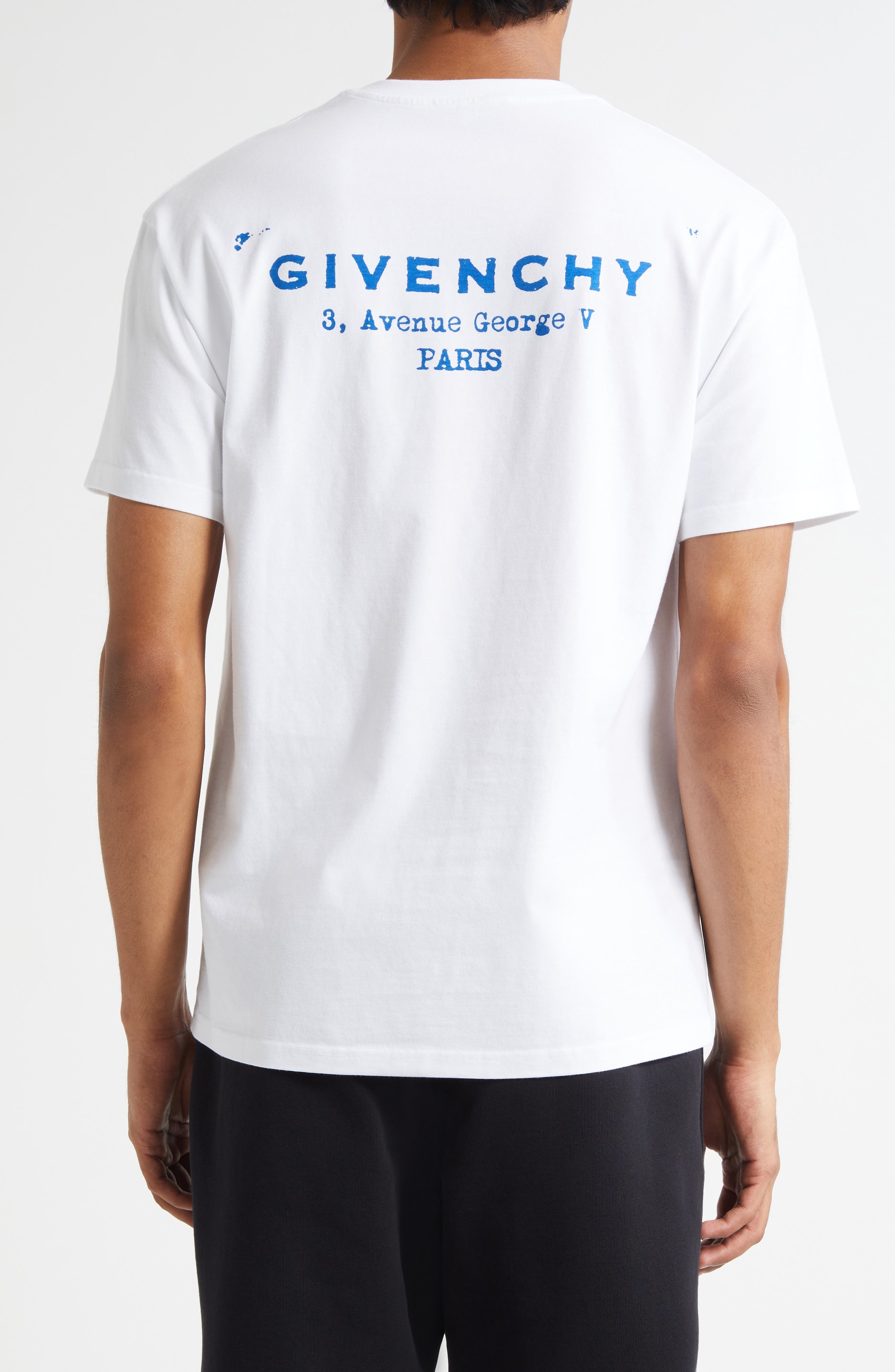 Givenchy Regular Fit Logo T-Shirt in White at Nordstrom - 2