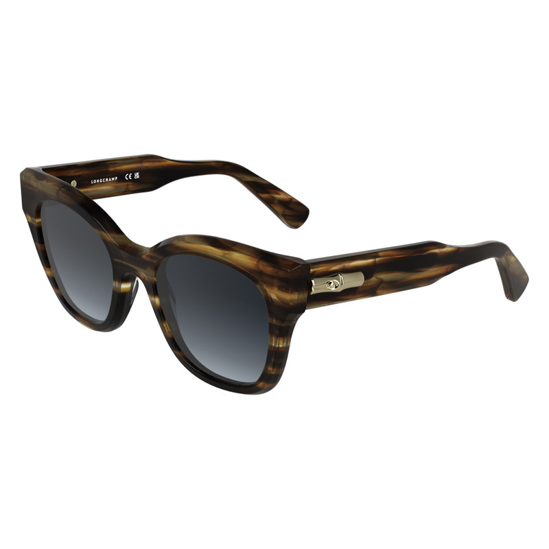 Longchamp Sunglasses Striped brown - OTHER outlook