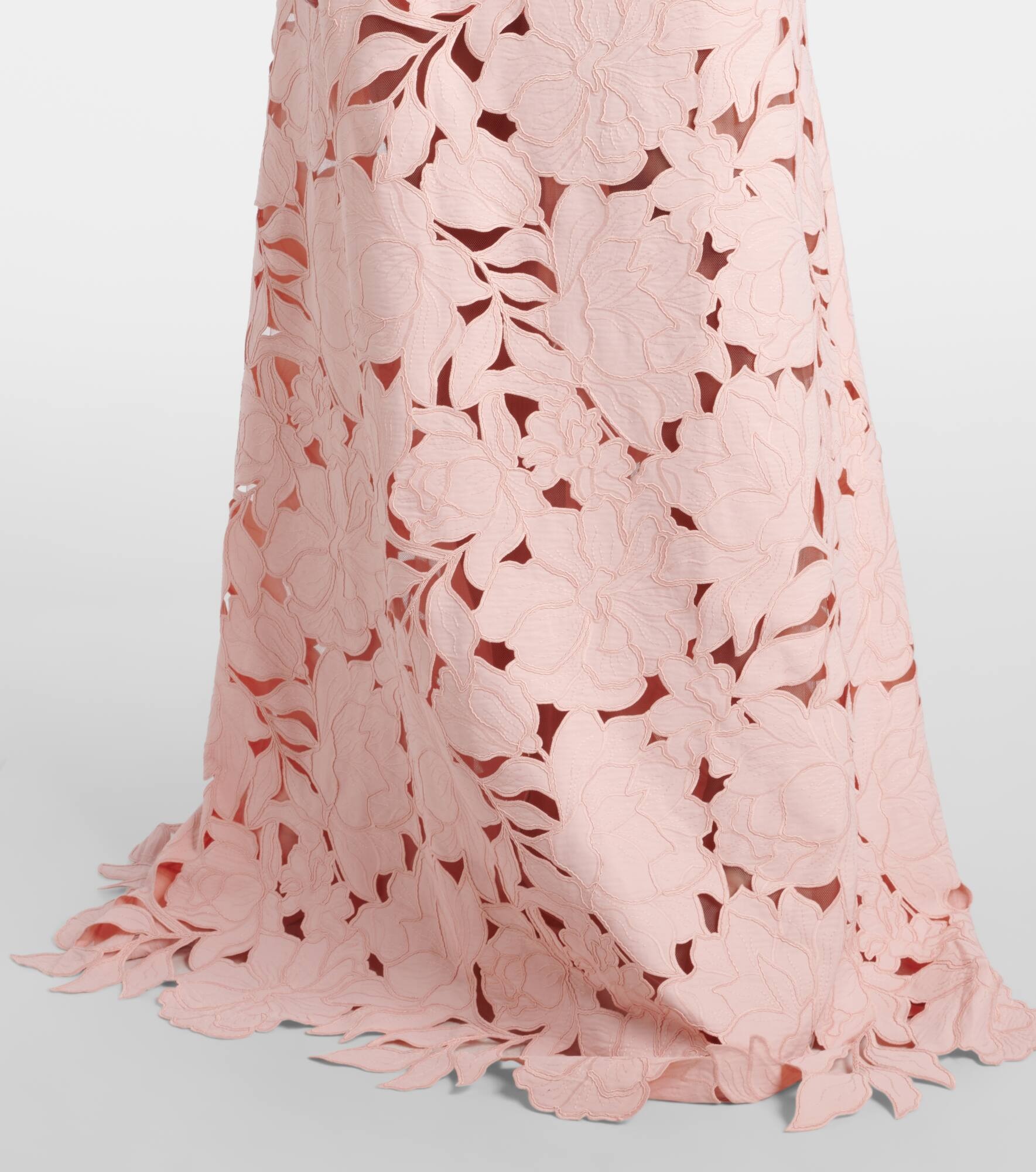 Kasia floral off-shoulder lace gown - 5