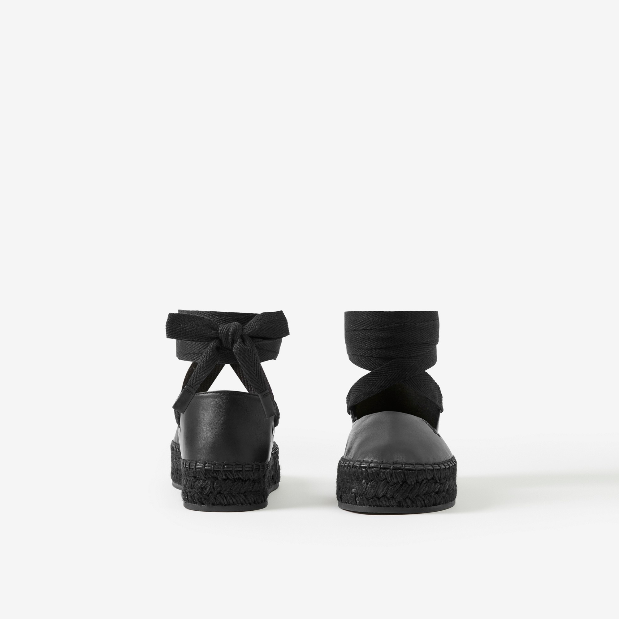 Leather Espadrilles - 4