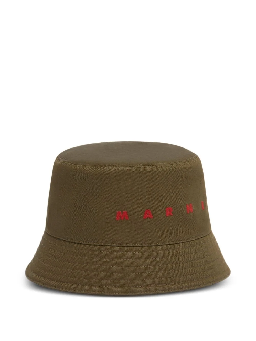 logo-embroidered bucket hat - 1