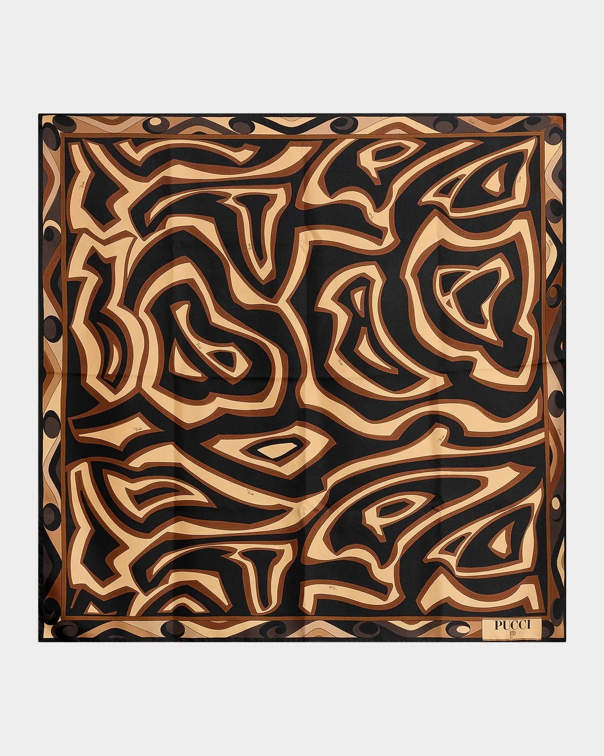 Passepartout Silk Twill Foulard Scarf - 1
