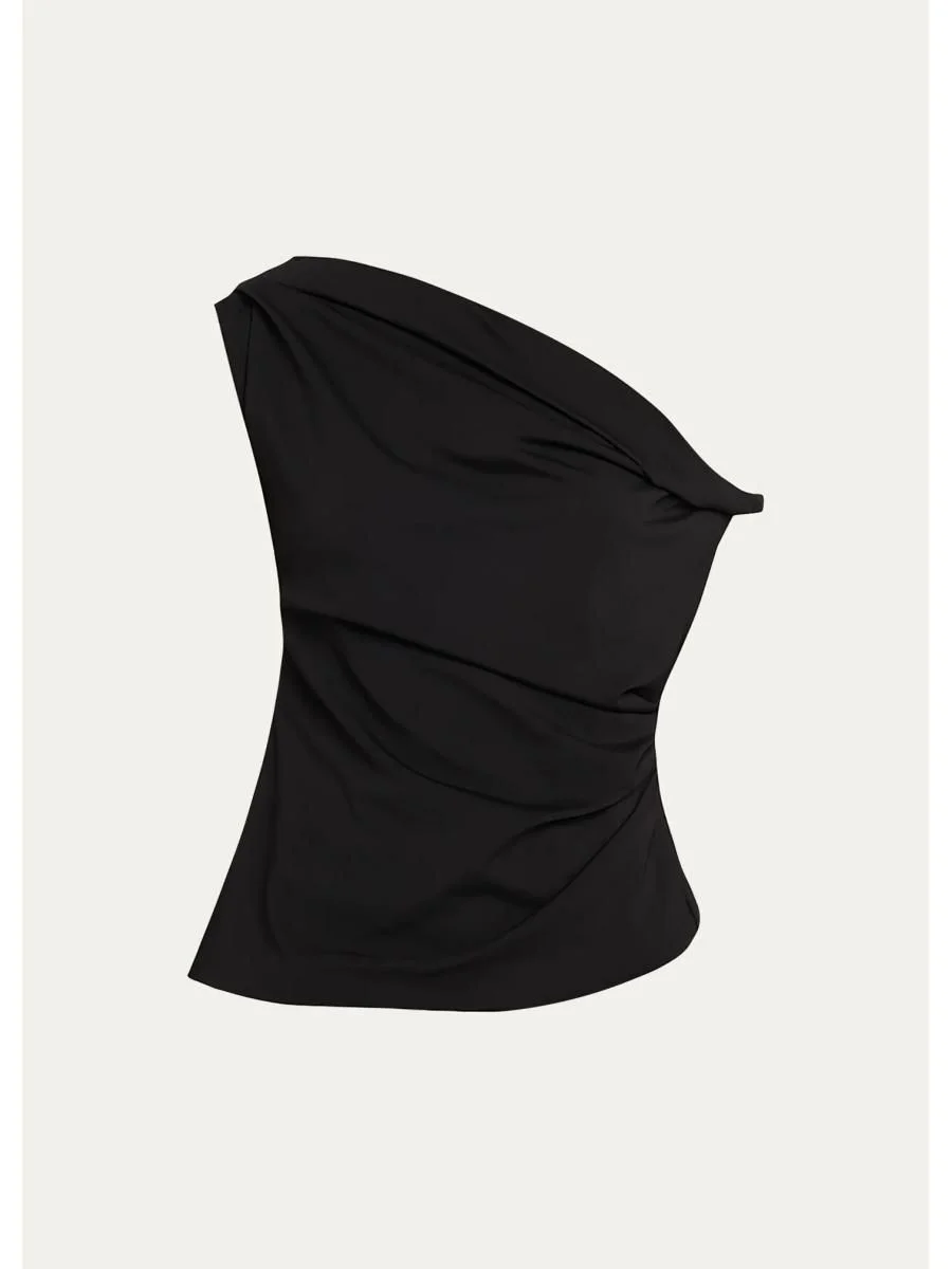 Zerra Draped Asymmetric Top - 1