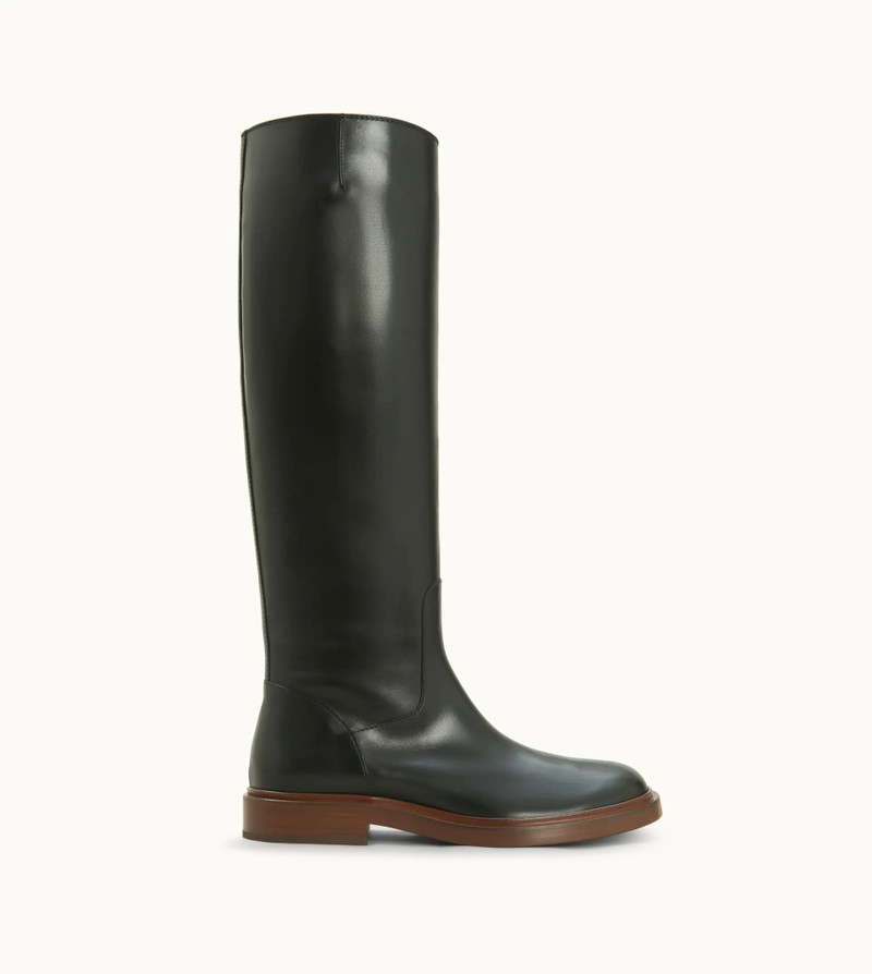 RIDING BOOTS IN LEATHER - BLACK 1
