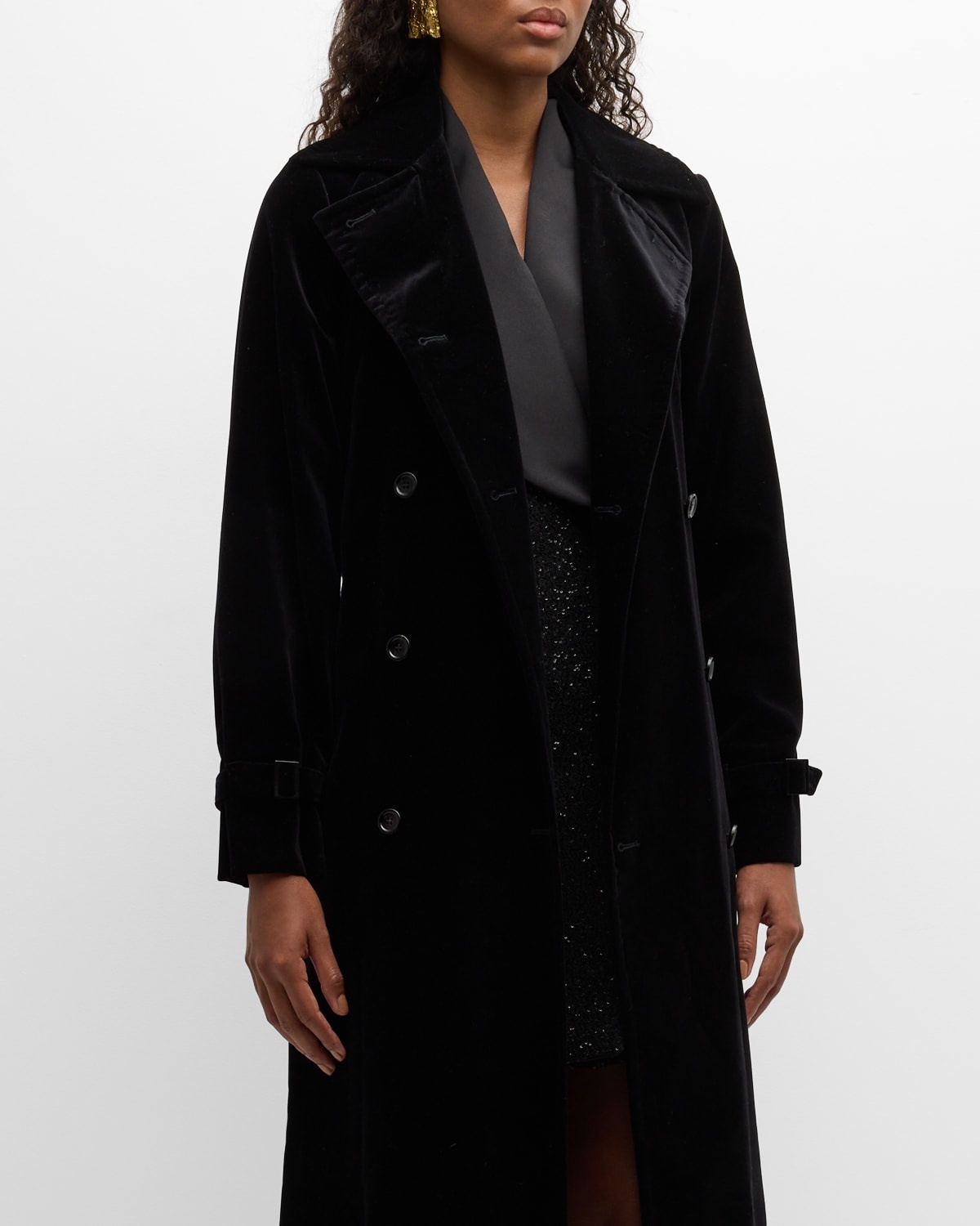 Max Mara EIFFEL Robe manteau dress with sequins | REVERSIBLE