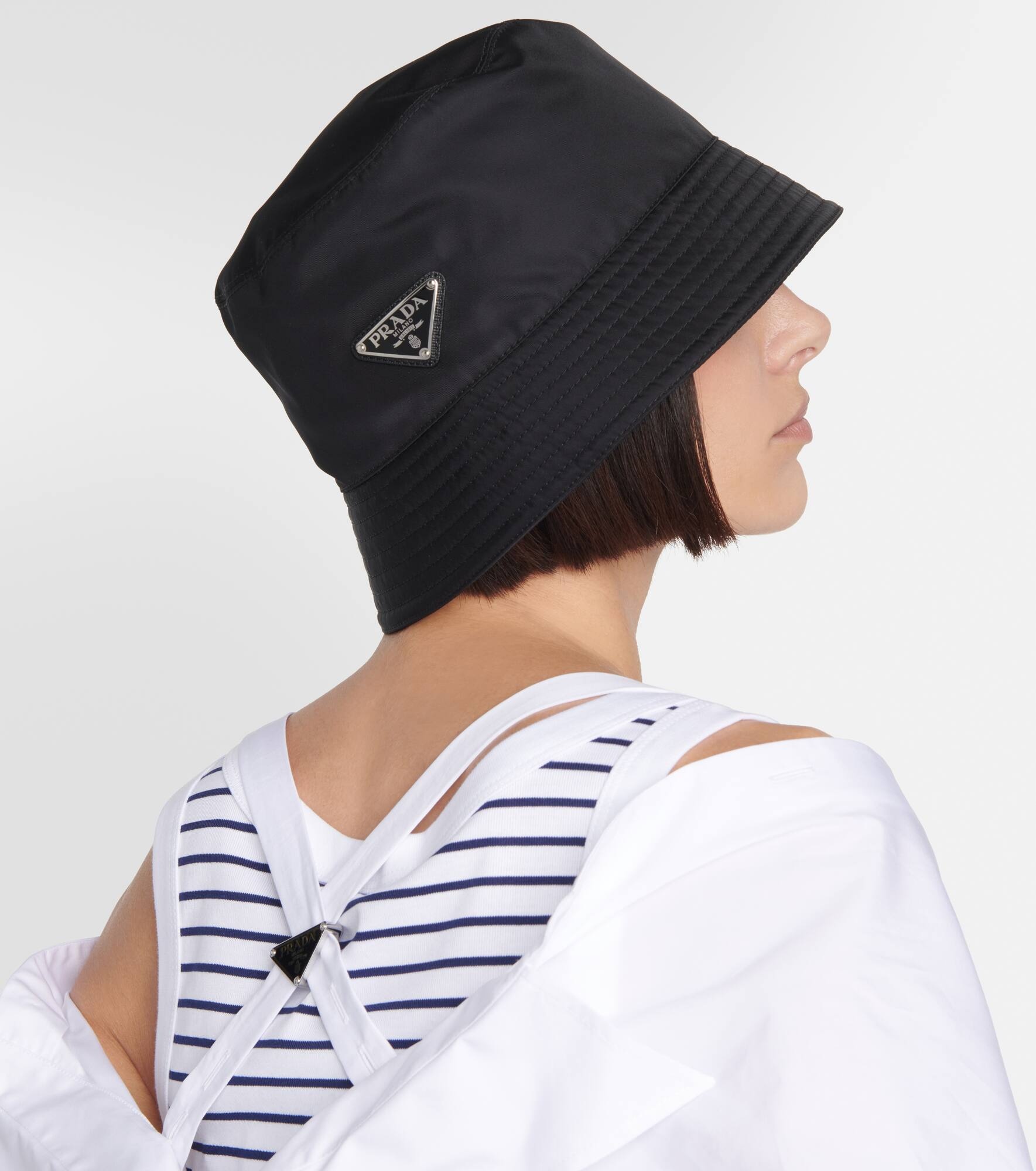 Logo Re-Nylon bucket hat - 2
