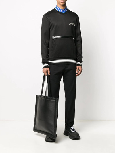 Alexander McQueen zip pocket sweatshirt outlook