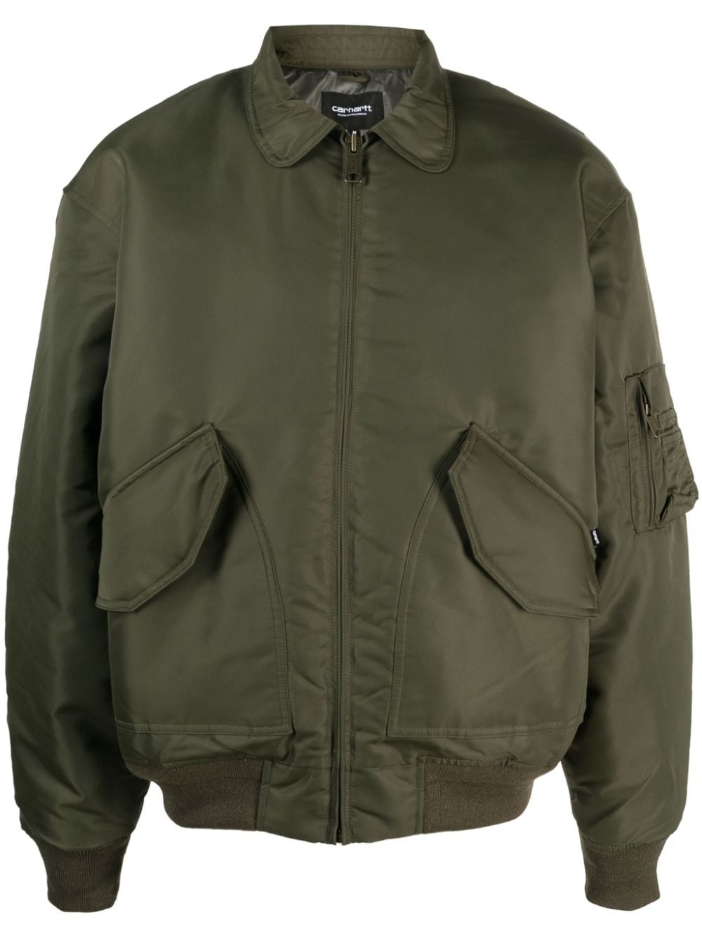 Olten spread-collar bomber jacket - 1