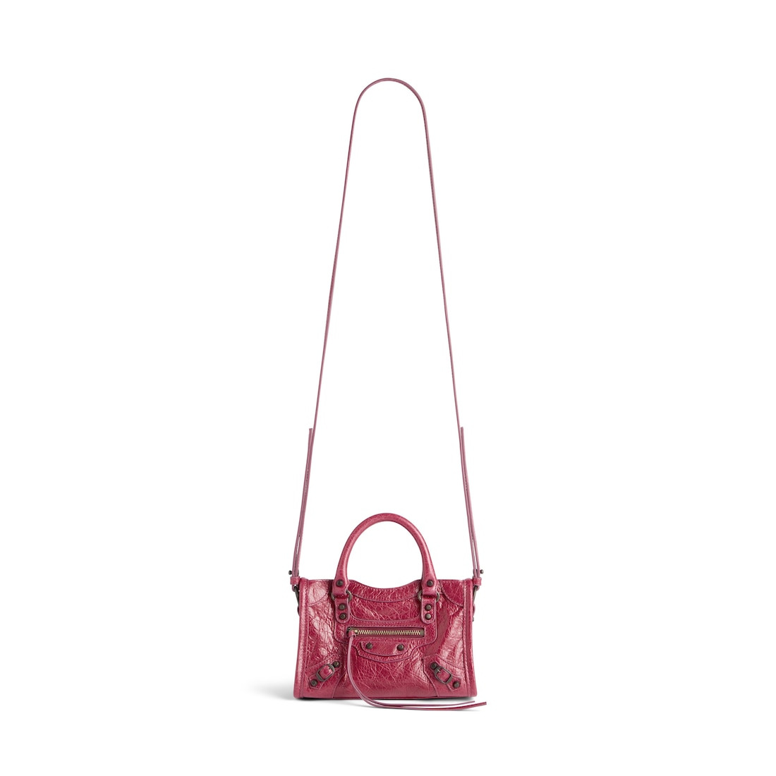 Women's Le City Bag Nano in Framboise - 4