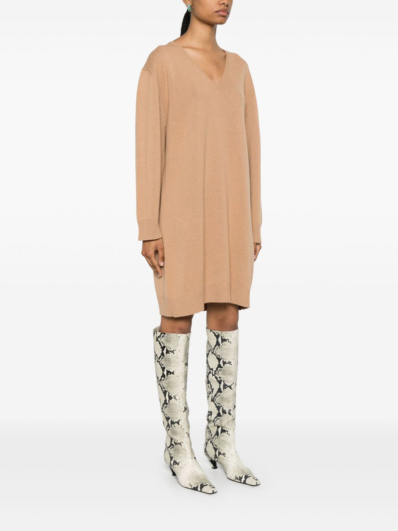 V-neck knitted dress 3