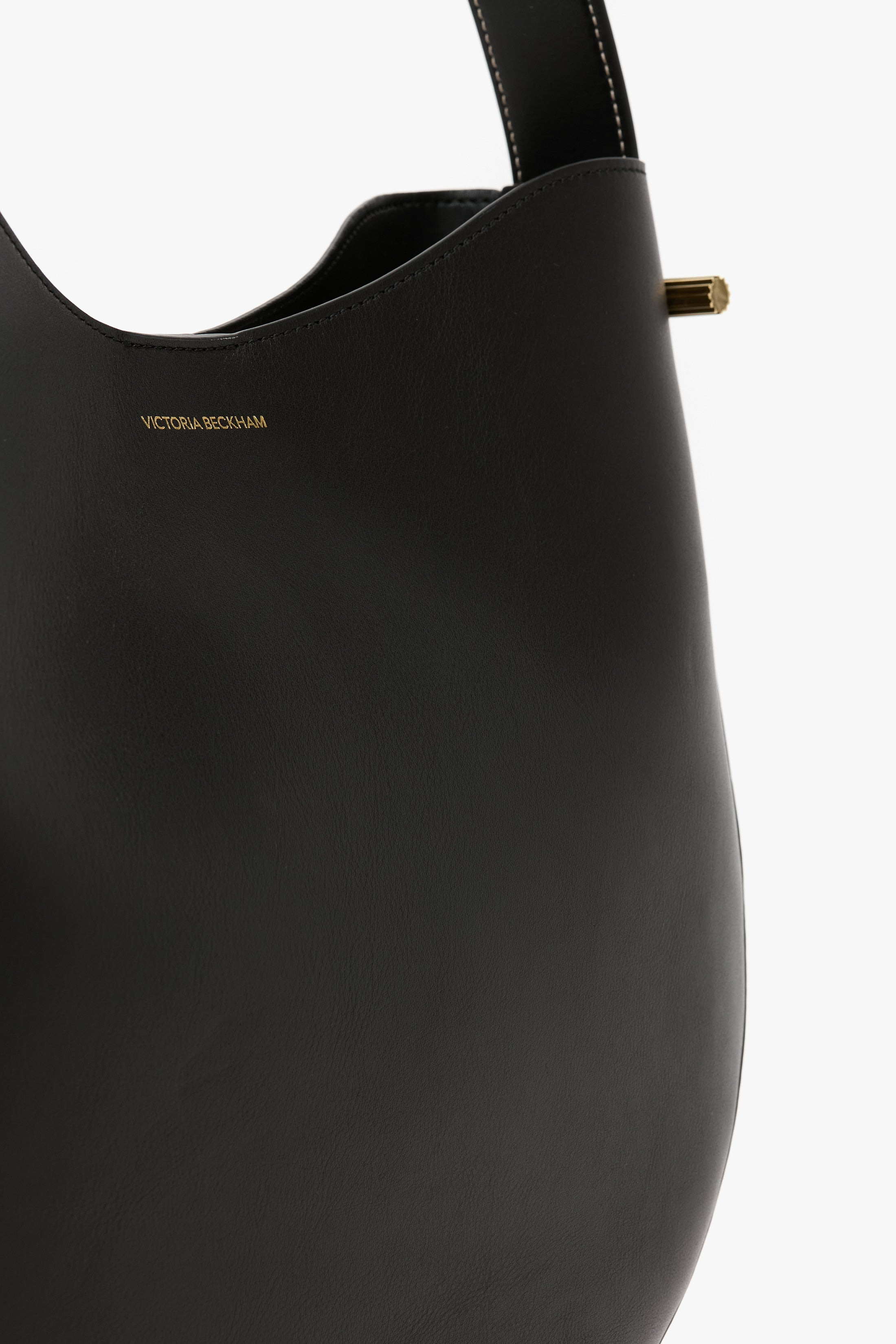 Dia Medium Hobo Bag In Black Leather - 6