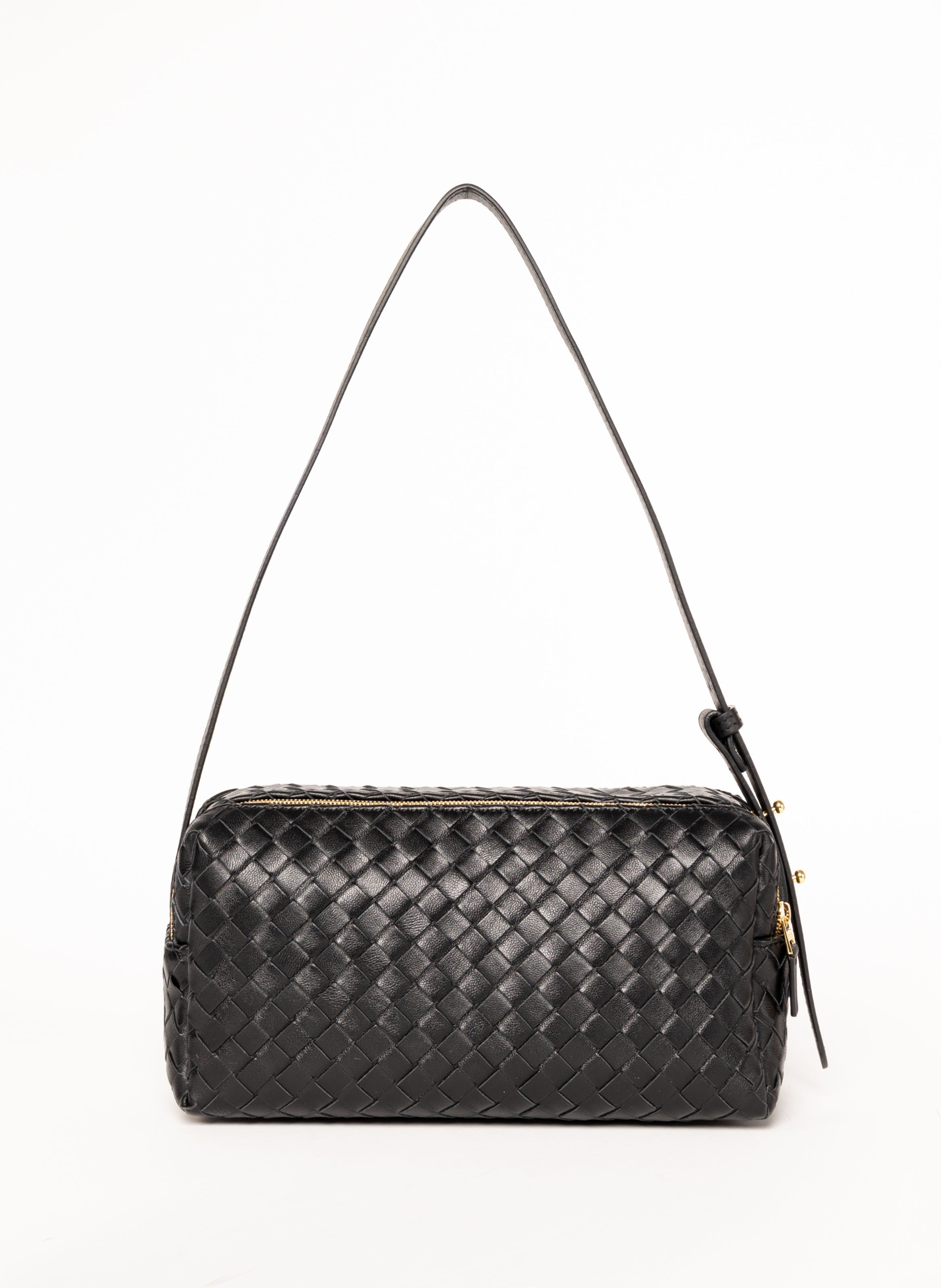Trousse Intrecciata Leather Black - 4
